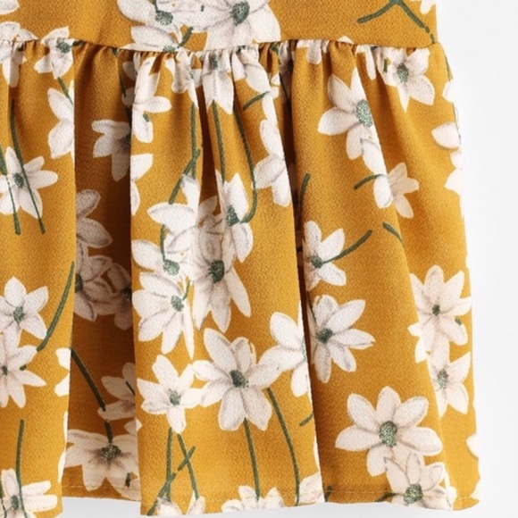 Floral Baby Doll Top - Picture 3 of 4